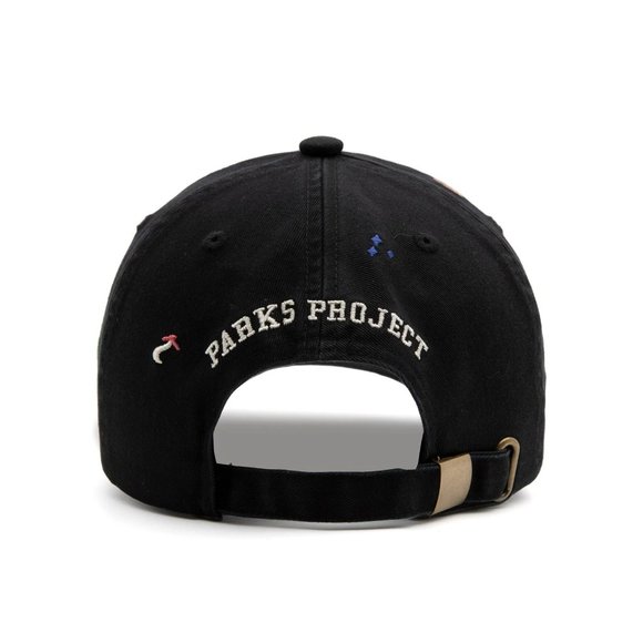 NWT Parks Project Night Shrooms Black Mushroom Strapback Hat - Picture 2 of 3
